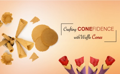 Innovative Waffle Cones in Culinary with Waffle Cone Mix