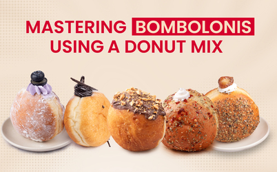 MASTERING BOMBOLONIS USING A DONUT MIX